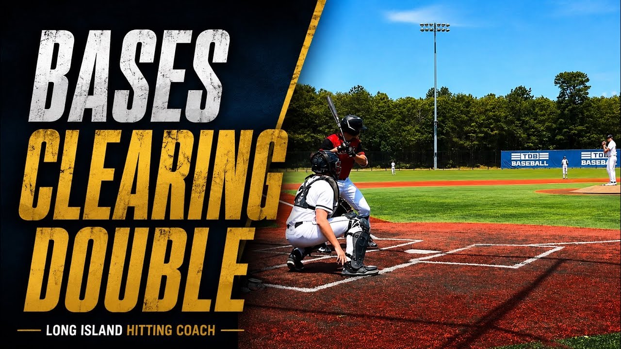 Joe turns on this middle in fastball and brings everyone home for a two RBI double