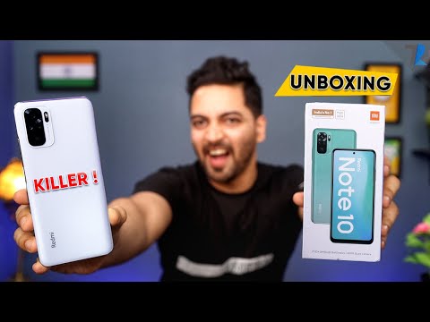 Redmi Note 10 Indian Retail Unit - Unboxing & Hands On | sAMOLED | 33W | 48MP Sony | Snapdragon 678