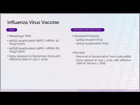 2025 CPT® code set updates: Vaccines