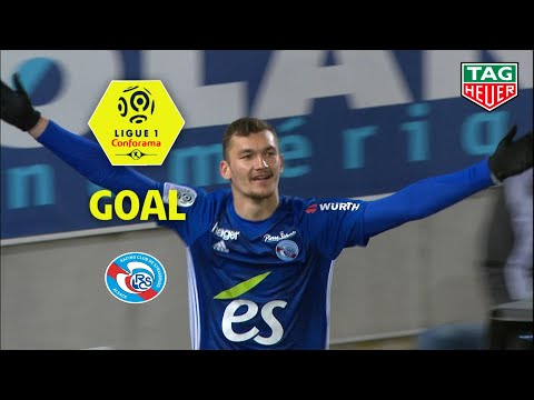 Goal Ludovic AJORQUE (73') / RC Strasbourg Alsace - EA Guingamp (3-3) (RCSA-EAG) / 2018-19