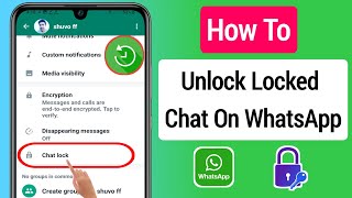 How To Unlock Locked Chat in WhatsApp (2023) || WhatsApp Chat Unlock New Update