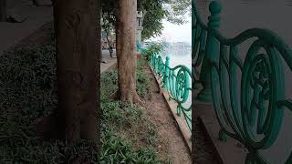 생각했던 것과 다른 하노이 서호?아침조깅 호수 한바퀴...상상했는데 그런 코스 전혀 아님?