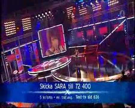Sara_Driving One Of Your Cars (Swedish Idol sept.29 2006)