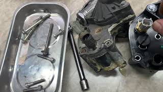 2006 Ford Mustang replace thermostat housing