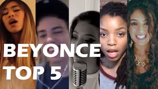 TOP 5 COVERS of BEYONCE