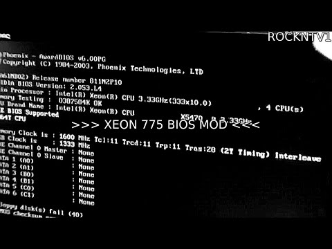 Bios Mod socket lga 775,  XEON RETRO PC GAMING, 790i Ultra sli