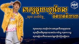 ពាក្យមួយឃ្លាដែលមិនបាននិយាយ - ណុប បាយ៉ារិទ្ធ (Lyrics)