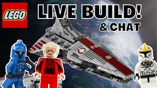 🔴 LEGO Star Wars Venator Live Build! 8038 Star Wars Episode III