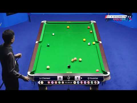 Lv Chenwei VS Qi Guoxiao - National Qualifier - 2019 Belt and Road Chinese Pool International Open