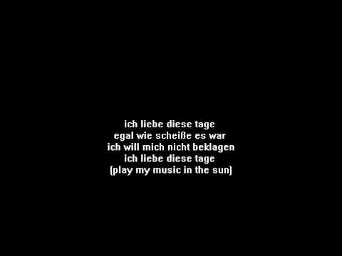 Diese Tage - Kris (ft Dante Thomas) Lyrics