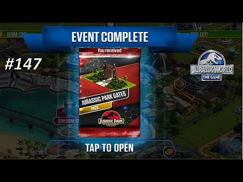 JURASSIC PARK GATES | Jurassic world the game | Dinosaurs Battle - #147 | Dinosaurs Fighting