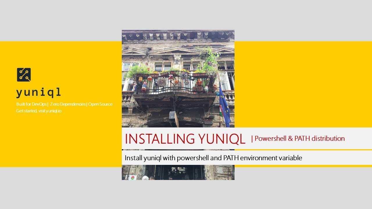 Installing yuniql with powershell
