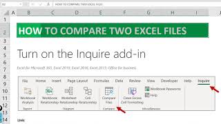 Excel Tricks: Compare Two Excel Files [Find the Differences]
