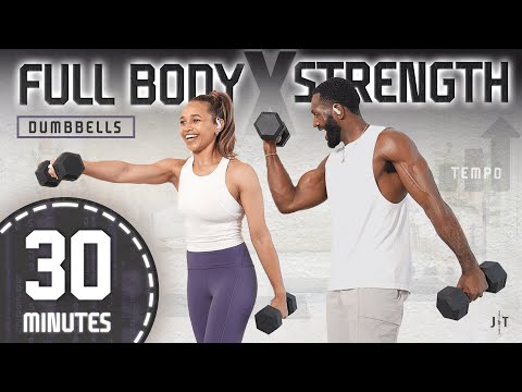 30 Minute Full Body Dumbbell Workout [Tempo Strength & Conditioning]