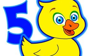 "Five Little Ducks Song" - Kindergarten, Toddler, Nursery Rhymes, Kids Songs, 5 Little Ducks