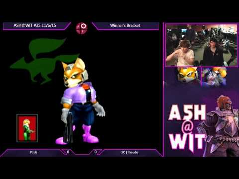 Pdub (Sheik) vs SC | Pseudo (Fox) - ASH@WIT #35 Melee Bracket