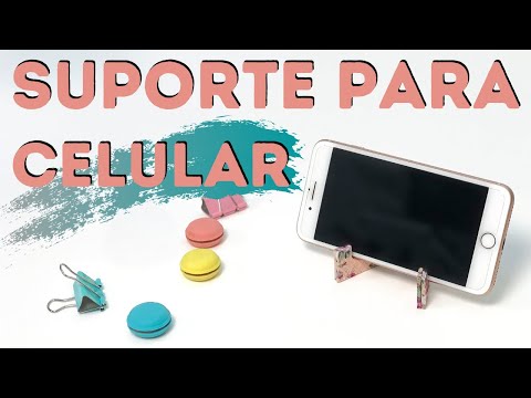 Suporte Para Celular de Mesa | Cartonagem Passo a Passo - Heloisa Gimenes - Sem Igual Artesanato