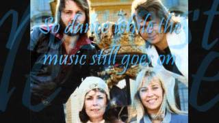 ABBA - Dance (While The Music Still Goes On) with Lyrics