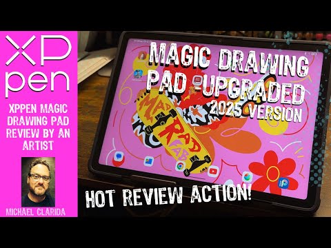 XPPen Magic drawing pad upgraded version 2025 review by a professional artist