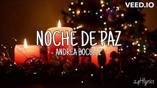 Noche de Paz - Andrea Bocelli (Letra)