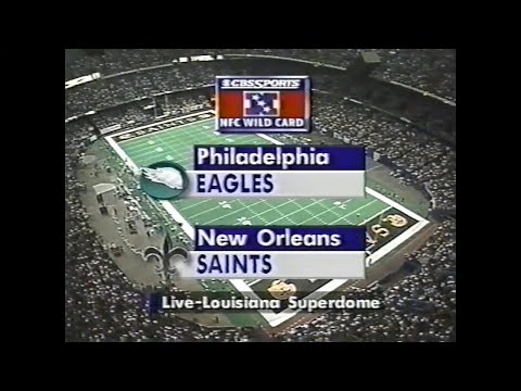 1992 NFC Wild Card - Eagles at Saints