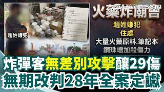 金虎爺廟會炸彈客「無差別攻擊釀29傷」最小只有2歲！ 無期徒刑「改判28年」全案定讞｜三立新聞網 SETN.com