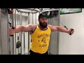 Entraînement de pectoraux et tous mes repas