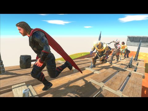 Who Can Run Across Unstable Bridge? - Animal Revolt Battle Simulator