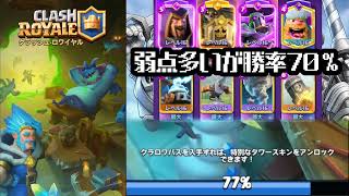 【クラロワ】3歩進んで2歩下がるデッキ
