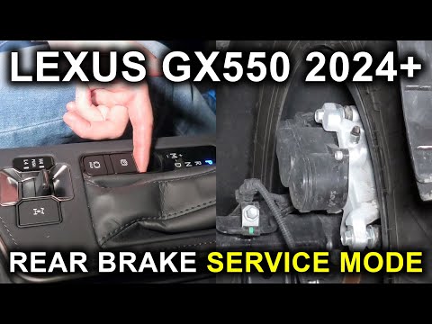 Lexus GX550 & Toyota Land Cruiser (2024-2026): Rear Brake Service Mode! Change Rear Pads And Rotors!