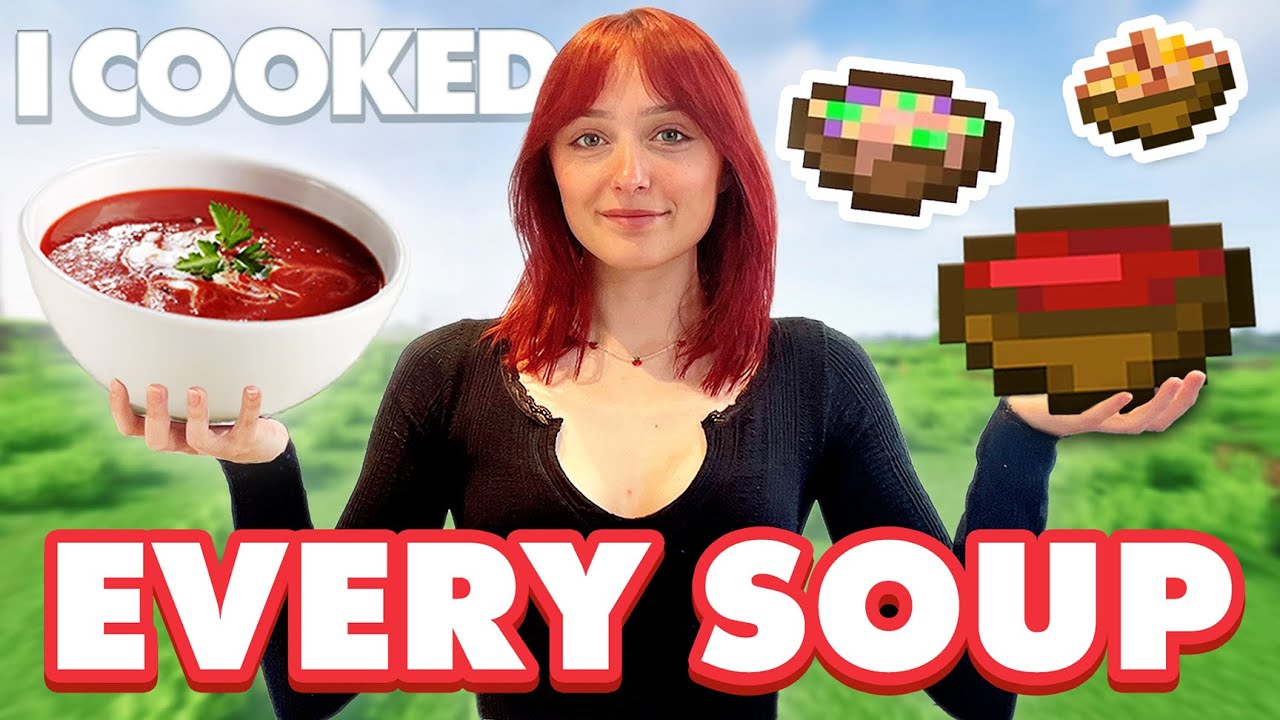 I Made Every Minecraft Soup in Real Life