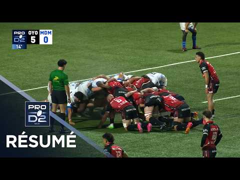PRO D2 Saison 2025-2026 J21 - Résumé Oyonnax Rugby - Stade Montois Rugby