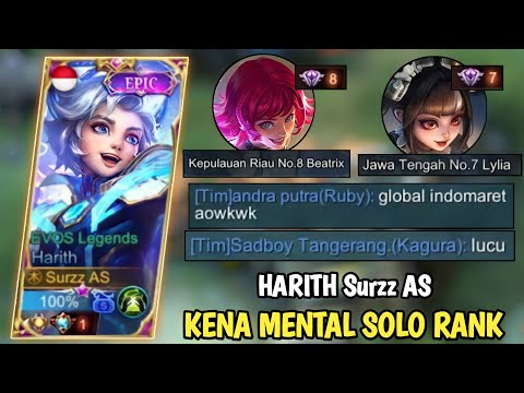 HARITH Surzz AS KENA MENTAL SOLO RANK KETEMU TOP GLOBAL LYLIA | BUILD HARITH TERSAKIT 2021 - MLBB