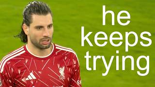 Dominik Szoboszlai keeps trying crazy volleys…