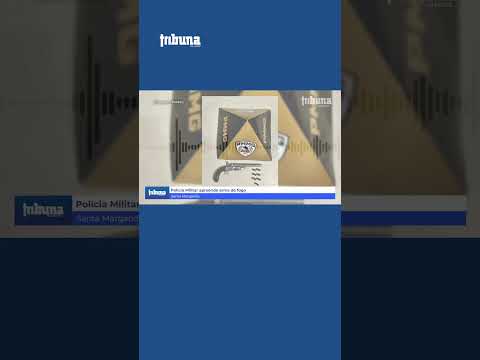 Polícia Militar apreende arma de fogo em Santa Margarida