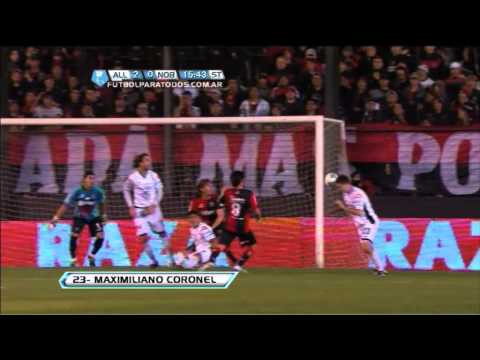 Gol de Coronel. All Boys 2 - Newell's 0. Fecha 16. Torneo Final 2013. Fútbol Para Todos