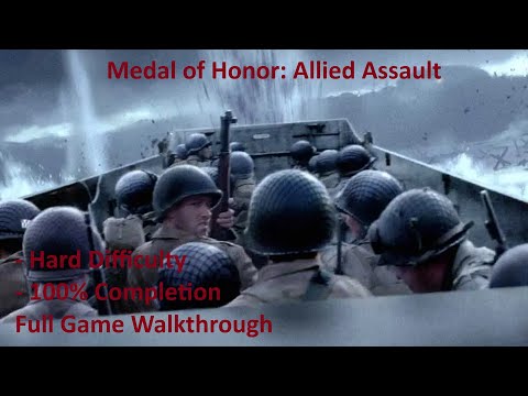 [PC][1440p] Medal of Honor: Allied Assault (Hard Diff. | 100% Completion) - Full Game Walkthrough