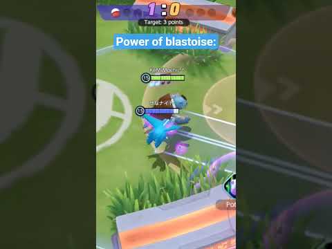 REVENGE for Blastoise! Karma for the opposing! 💦🤣 #pokemon #pokemonunite #gameplay #quickgame