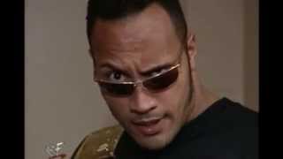 The Rock lay down the verbally Smackdown on a Mic