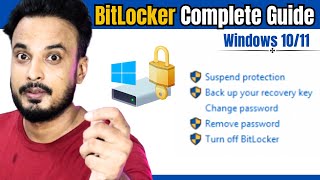 🔒(BitLocker Drive Encryption) Full Tutorial | How to Enable & Disable any Drive in Windows 10/11