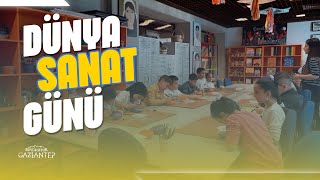 🎨 Kahraman Emmioğlu Sanat Merkezi’nde Dünya Sanat Günü’nde miniklerimizle bir ar