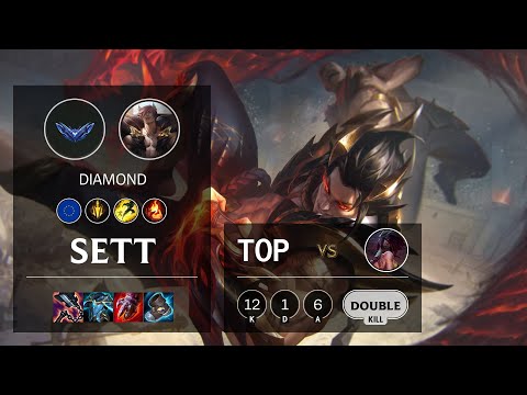 Sett Top vs Akali - EUW Diamond Patch 12.1