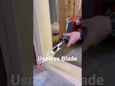 Useless Milwaukee sawzall blade. #diy #showerwalls #diyshower #tools