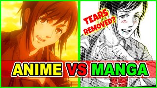 How Did Eren React to Sasha&#39;s Meat? Anime Vs Manga | Attack on Titan Season 4 Episode 8