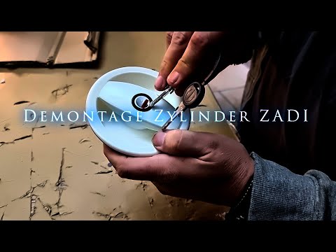 ZADI Zylinder aus Schloss ausbauen und einsetzen