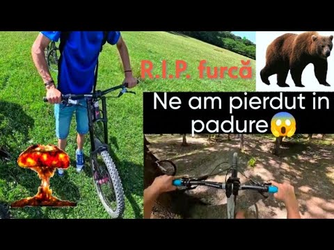 Ne-am PIERDUT Într-o PĂDURE Plina de Urși 🤐(i-a pușcat furca) | Bike Vlog