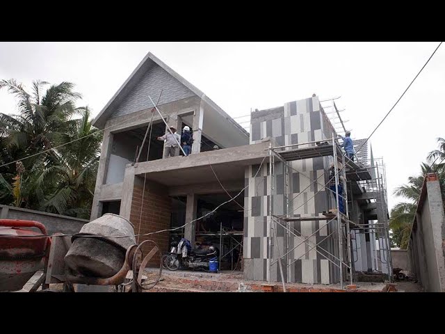 Thi công biệt thự 2 tần hiện đại tại Vĩnh long