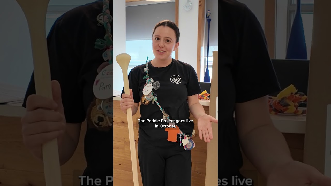 Pam Packing the Last Paddle!