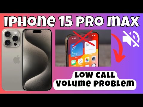 How To Fix Low Call Volume problem in iPhone 15 Pro Max || Call Sound problem