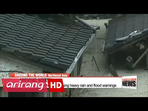Tropical storm Talim hits Japan